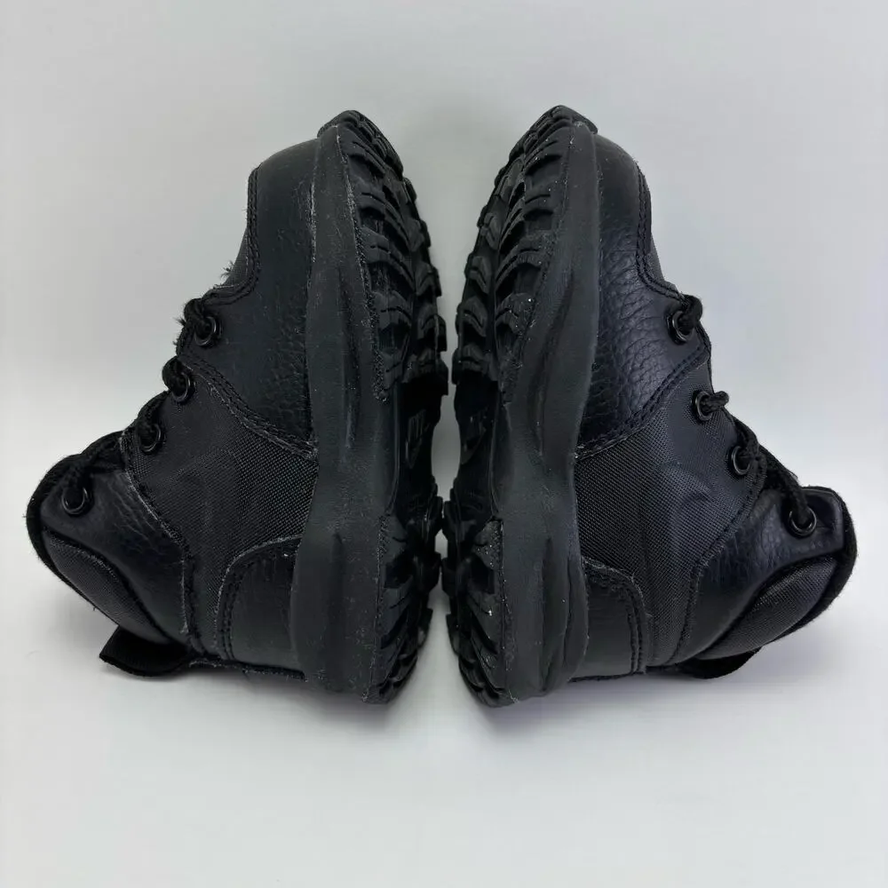 NIKE “Manoa” Black Leather Toddler Boots Size 5C